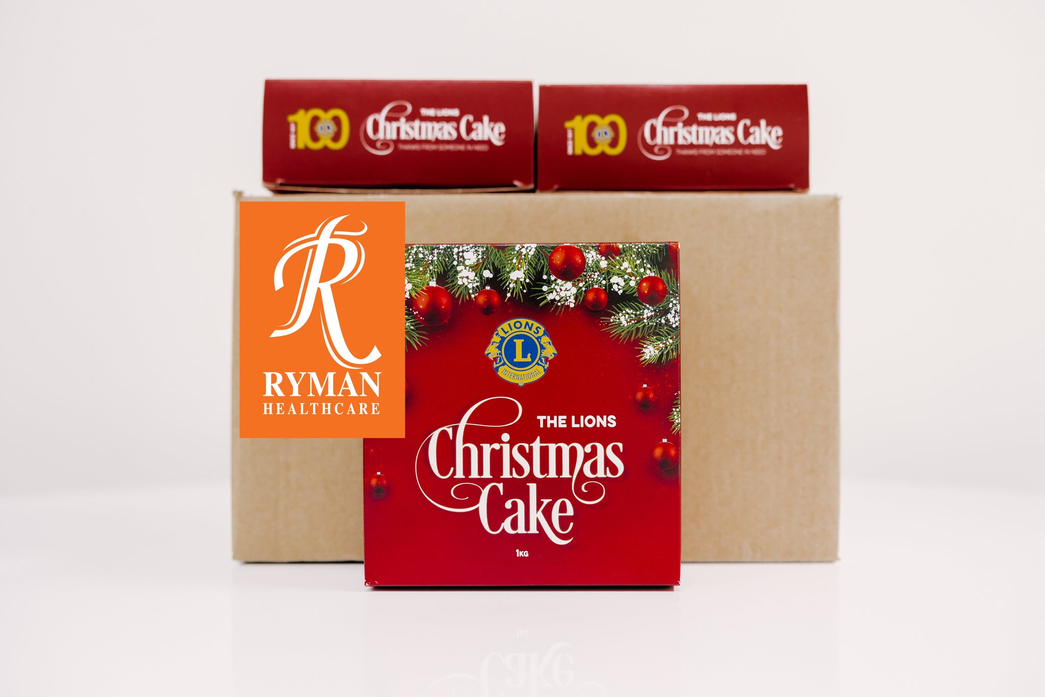 RYMAN VILLAGE CHARITY LIONS CHRISTMAS CAKES Lions Clubs Christmas Cakes